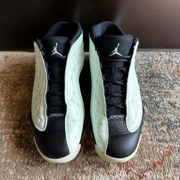 Nike Air Jordan 13 Retro Low Singles Day DM0803-300 Barley Green Black Mens 11.5 - Picture 2 of 13